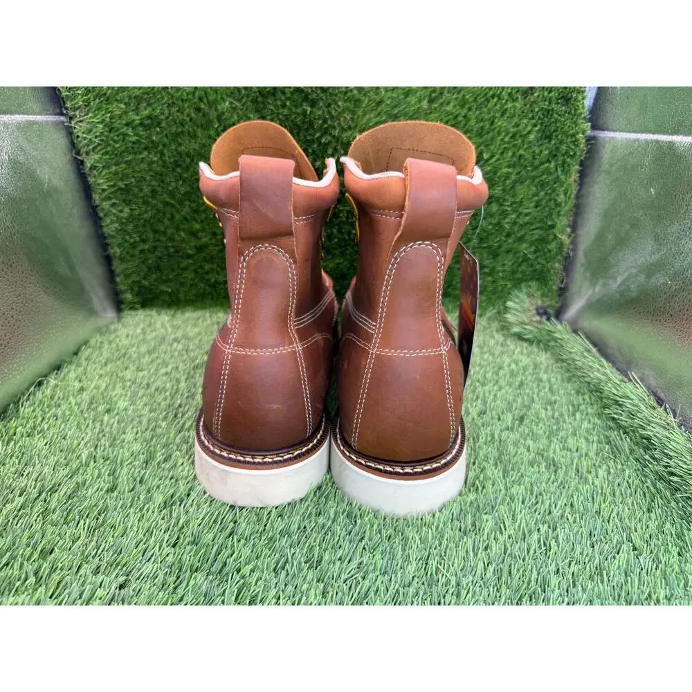 Vintage Thorogood American Heritage 804-4200 Combat Boot Men's 11D Brown Leather
